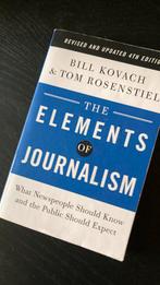 Boek The Elements of Journalism derde druk., Ophalen of Verzenden, Beta, Gelezen