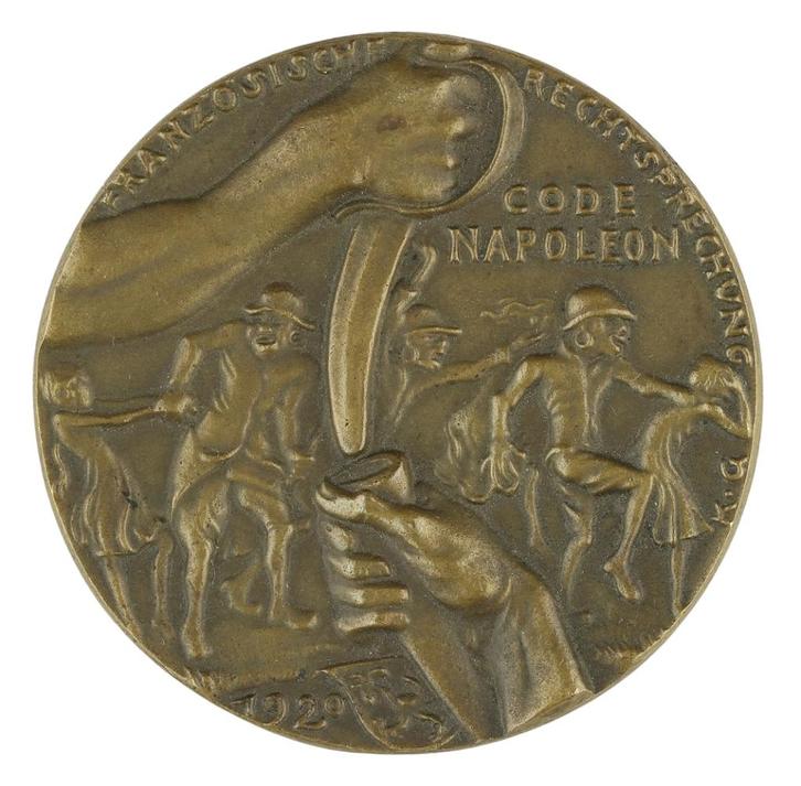 MEDAL 1920 Karl Goetz : Brothels on the Rhine, Postzegels en Munten, Penningen en Medailles, Brons, Buitenland, Verzenden