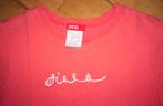 DIESEL t- shirt roze rood maat L, Maat 42/44 (L), Ophalen of Verzenden, Diesel, Korte mouw