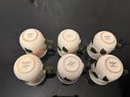 Villeroy & Boch Wild Rose 6 Cappuccinokopjes, Ophalen of Verzenden, Gebruikt, Overige materialen, Pot, Bus of Blik