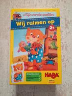 HABA spel Wij ruimen op mijn eerste spellen, Een of twee spelers, Ophalen of Verzenden, Zo goed als nieuw, HABA