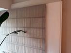 Vouwgordijn zandkleur, Huis en Inrichting, Stoffering | Gordijnen en Lamellen, Ophalen, Beige, 150 tot 200 cm, Zo goed als nieuw