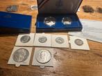 1986 United States Liberty Coins + 2liberty dollar halve, Postzegels en Munten, Zilver, Koningin Wilhelmina, Losse munt, Overige waardes