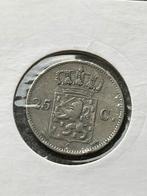 Zilveren kwartje 1825U, Postzegels en Munten, Munten | Nederland, Koning Willem I, Zilver, Ophalen of Verzenden, Losse munt