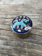 vintage cloisonne pillen doosje, Verzenden