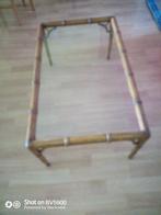 Vintage Salontafel met Bamboe Look, Huis en Inrichting, Tafels | Salontafels, Ophalen of Verzenden