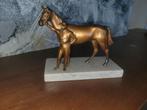 Bronzen paard met ruiter, Antiek en Kunst, Ophalen of Verzenden