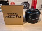 Yongnuo 50mm YN-50mm F1.8 voor Canon, Ophalen of Verzenden, Zo goed als nieuw