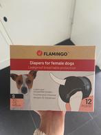Luierbroekjes / loopsheidsbroekjes hond maat S Flamingo, Ophalen, Zo goed als nieuw