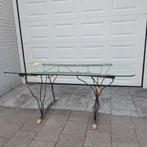 Unieke  aparte tafel 180x90x73h, Huis en Inrichting, Ophalen, Kunstzinnig, Gebruikt, Glas