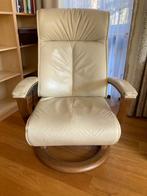 Elektrische relaxfauteuil, Huis en Inrichting, Fauteuils, Ophalen, Gebruikt, 50 tot 75 cm, Leer