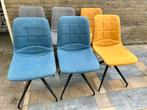 6 Moderne Stoelen teab, Huis en Inrichting, Stoelen, Ophalen, Gebruikt, Overige kleuren, Stof