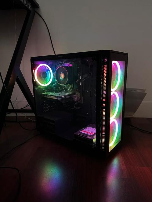 Game PC RYZEN 3 NVIDIA GTX1650 16GB 1000GB SHARKOON GARANTIE, Spelcomputers en Games, Games | Pc, Zo goed als nieuw, 1 speler