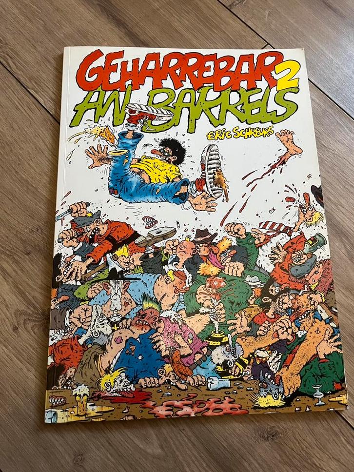Geharrebar 2 - An Barrels" door Eric Schreurs., Boeken, Stripboeken, Zo goed als nieuw, Eén stripboek, Ophalen of Verzenden