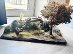 Bureau diorama met cat 324, Hobby en Vrije tijd, Modelauto's | 1:50, Ophalen of Verzenden, Zo goed als nieuw