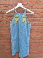 Lichtblauw denim jurkje geborduurde bloemen maat UK6 EU34, Blauw, Ophalen of Verzenden, Zo goed als nieuw, Influence