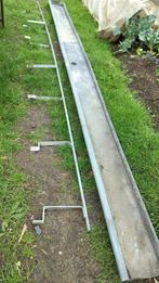 bakgoot, Doe-het-zelf en Verbouw, Buizen en Afvoer, Ophalen, Gebruikt, 4 tot 6 meter, Zink
