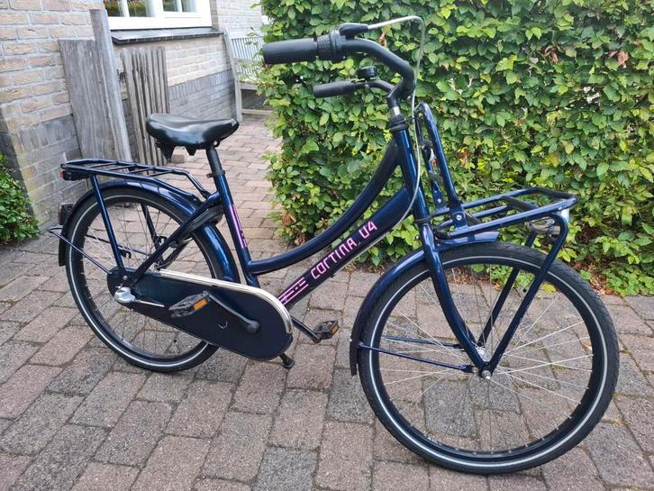 Cortina U4 meisjesfiets 24 inch – hip en stevig!, Fietsen en Brommers, Fietsen | Dames | Omafietsen, Gebruikt, Minder dan 47 cm