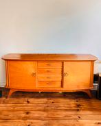 Mid-Century Dressoir Eikenhout, Ophalen, Gebruikt, 150 tot 200 cm, Eikenhout