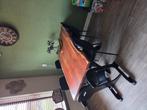 Complete set tafel en 4 stoelen, Huis en Inrichting, Tafels | Eettafels, Ophalen, 50 tot 100 cm, Zo goed als nieuw, Vijf personen of meer