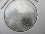 Duitsland 5 mark 1951 letter F, Postzegels en Munten, Munten | Europa | Niet-Euromunten, Verzenden, Duitsland, Losse munt, Zilver