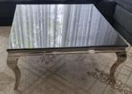 Glazen Salontafel, Huis en Inrichting, Gebruikt, Vierkant, Glas, Minder dan 50 cm