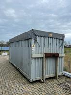 Houtmot houtvezel 40 m3 container voor zaagsel ca 6x2.4 m., Ophalen