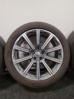 20 inch Origineel Audi Q5 SQ5 5x112 S-Line zomerbanden, Gebruikt, 255 mm, Banden en Velgen, Ophalen of Verzenden