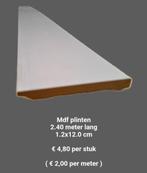 Aanbieding Mdf plinten, Doe-het-zelf en Verbouw, Plinten en Afwerking, Ophalen, Nieuw, Mdf, 200 tot 250 cm
