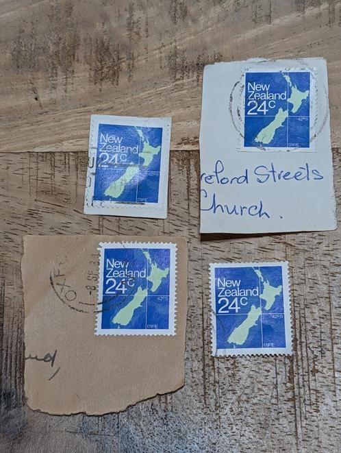 Postzegels 4 st Nieuw Zeeland, Postzegels en Munten, Postzegels | Volle albums en Verzamelingen, Nederland, Ophalen of Verzenden