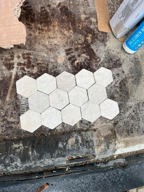 Stabigo Hexagon cream 30x30, Doe-het-zelf en Verbouw, Tegels, Nieuw, Wandtegels, Keramiek, Minder dan 20 cm, Minder dan 5 m², Ophalen