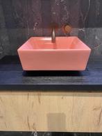 Waskom Roze – Vierkant, Vrolijk & Stijlvol (±38x13 cm) OP=OP, Doe-het-zelf en Verbouw, Sanitair, Ophalen of Verzenden, Zo goed als nieuw