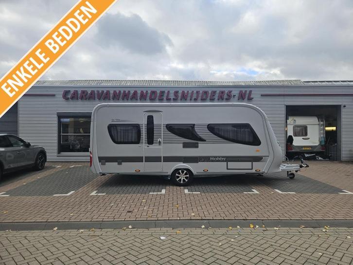 Hobby La Vita Veneto 495 UL Mover VT!Luifel Zijwanden, Caravans en Kamperen, Caravans, Particulier, tot en met 4, 1000 - 1250 kg