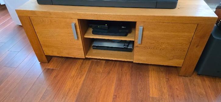 Koopmans TV-meubel 1403 160br CBM341(160 x 62 x 52 cm) eiken, Huis en Inrichting, Kasten | Televisiemeubels, Zo goed als nieuw