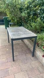 Tuintafel gratis op te halen, Ophalen of Verzenden, Gebruikt, Rechthoekig, Hout