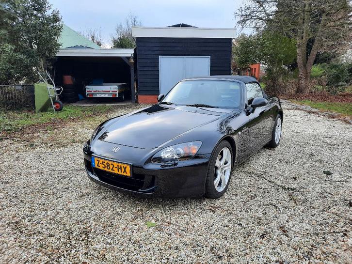 Honda S2000 2.0 I 2009 Zwart, Auto's, Honda, Particulier, S2000, Benzine, Cabriolet, Handgeschakeld, Geïmporteerd, Zwart, Achterwielaandrijving