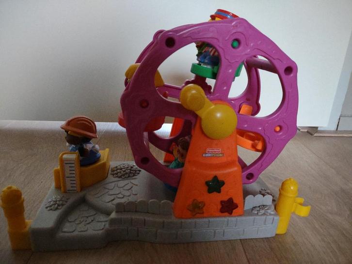 Fisher Price Little Friends draaimolen, Kinderen en Baby's, Speelgoed | Fisher-Price, Zo goed als nieuw, Speelset, Met geluid