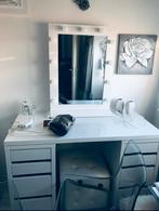 Toilettafel prof. visagie spiegel kaptafel makeuptafel, Huis en Inrichting, Tafels | Kaptafels, Ophalen, Zo goed als nieuw, 50 tot 100 cm