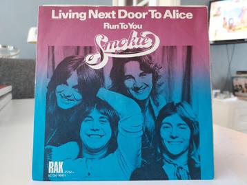 7" Single Smokie - Living Next Door To Alice / Run To You beschikbaar voor biedingen