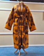 handgemaakte kimono dekenjas vintage space age 70s retro hip, Ophalen of Verzenden, Zo goed als nieuw, Maat 42/44 (L)