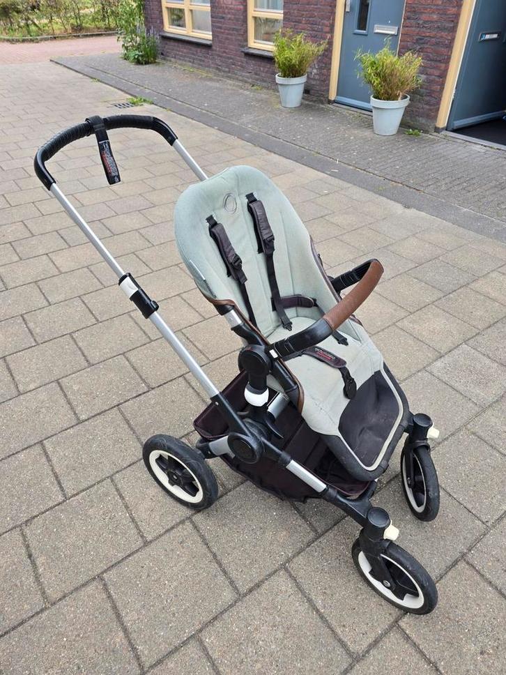 Bugaboo Buffalo kinderwagen + accessoires, Kinderen en Baby's, Kinderwagens en Combinaties, Gebruikt, Bugaboo, Verstelbare duwstang