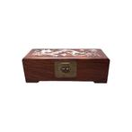 Vintage Chinees houten juwelendoosje, jaren 70/80, Ophalen of Verzenden