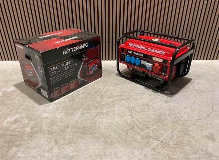 Aggregaat / generator Huttenberg (NIEUW IN DOOS), Doe-het-zelf en Verbouw, Aggregaten, Nieuw, Benzine, Minder dan 5 kVA, Ophalen
