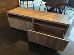 Lage TV Meubel, Huis en Inrichting, Ophalen, 100 tot 150 cm, Eenvoudig, lichte houtlook, Zo goed als nieuw