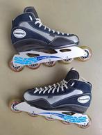 Zandstra Long track skeelers inline-skates hoge schoen mt 44, Overige merken, Gebruikt, Inline skates 5 wielen, Heren