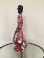 Val Saint Lambert lamp kristal, Overige materialen, Midcentury modern, Ophalen of Verzenden, Zo goed als nieuw