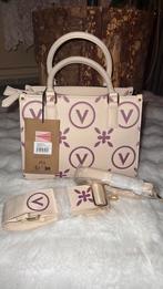 Valentino Bags: Samba Re Shopping Bag & crossbody Bag, Gebruikt, Verzenden, Beige, Handtas