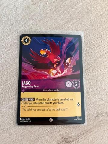 Iago - Reappearing Parrot 045/204 | Azurite Sea | Lorcana beschikbaar voor biedingen