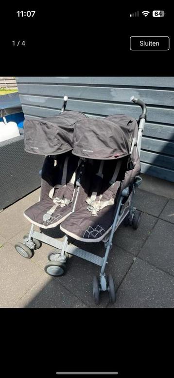 Maclaren duo tweelingbuggy Twin Techno beschikbaar voor biedingen