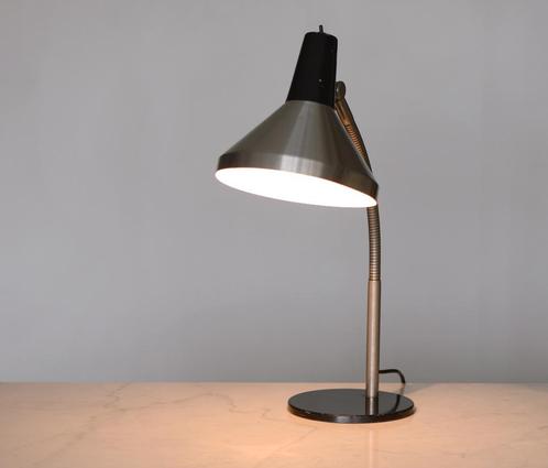 ✅ HALA 751 bureaulamp industrieel H. BUSQUET retro ca. 1970, Huis en Inrichting, Lampen | Tafellampen, Gebruikt, Minder dan 50 cm